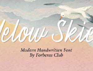 Yellow Skies Demo font