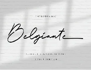 Belgiante font