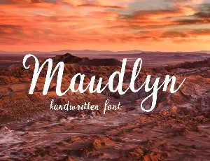 Maudlyn font