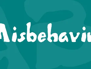 Misbehavin' font