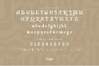 Vanisha font