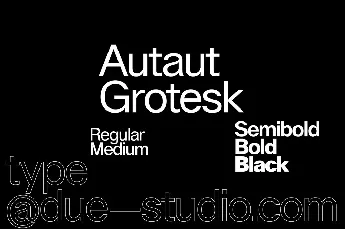 Autaut Grotesk Family font