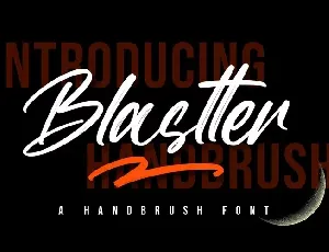 Blastter font