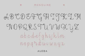 Aleda Handwritten font