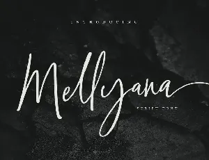 Mellyana Script font