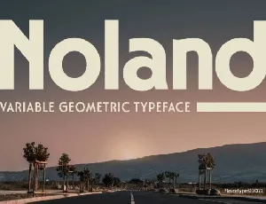 Noland font