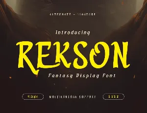 REKSON Trial font