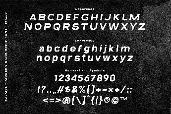 Balmont font