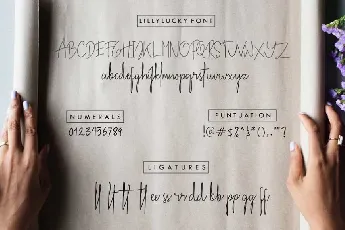 Lillylucky font