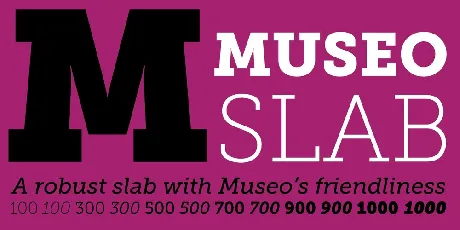 Museo Slab Free font