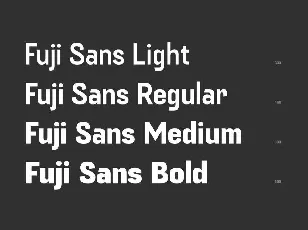 Fuji Sans Family font