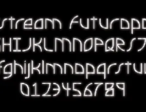 Airstream Futuropolis font