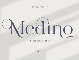 Medino font