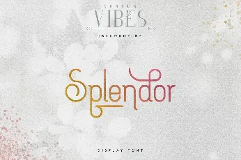 Splendor font