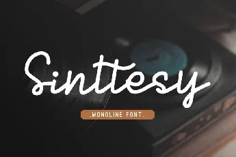 Sinttesy Monoline font