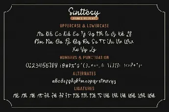 Sinttesy Monoline font