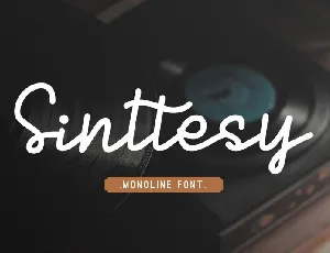 Sinttesy Monoline font