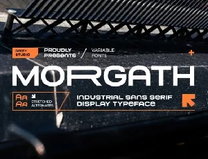 Morgath font