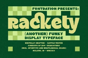 Rackety font