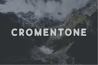 Cromentone font