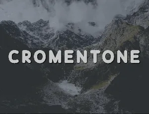 Cromentone font