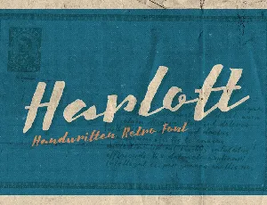 Harlott Free font