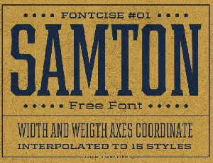 Samton Family font