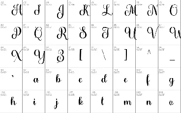 Aellena font