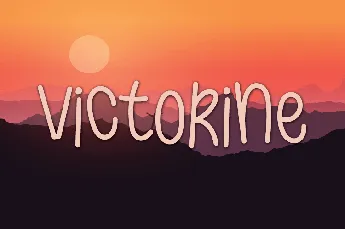 Victorine font