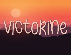 Victorine font