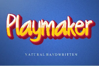 Playmaker font