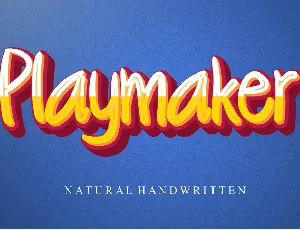 Playmaker font