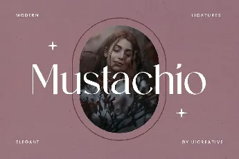 Mustachio font