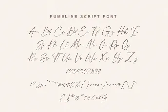 Fumeline font