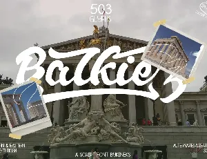 Balkiez font