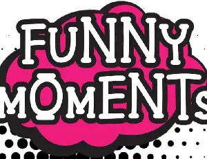 Funny Moments Display font