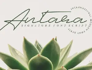 Antara Handwritten font