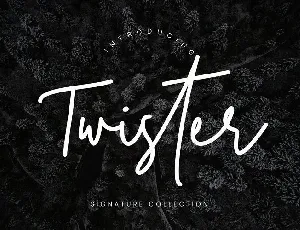 Twister Handwritten font