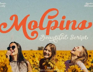 Molpins DEMO font