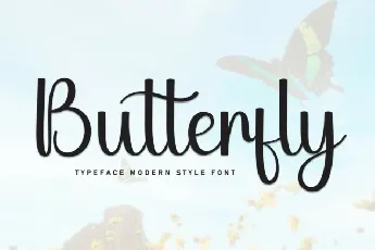 Butterfly Script font