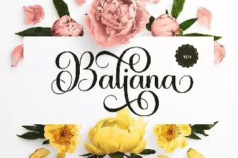 Baliana font