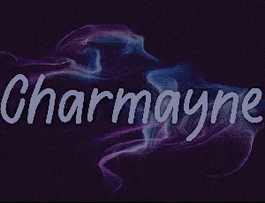 Charmayne font