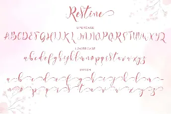 Restine font