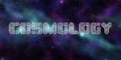 Cosmology font