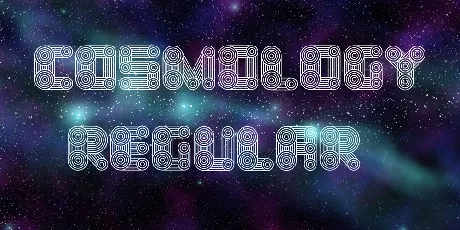 Cosmology font