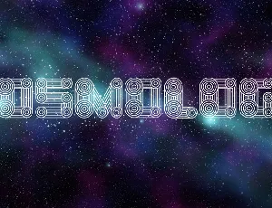 Cosmology font