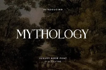 Mythology font