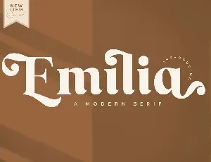 Emilia font