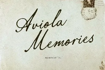 Aviola Memories font