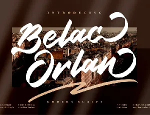 Belac Orlan font